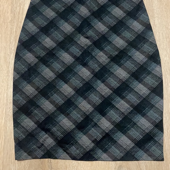 NWOT Plaid Office Mini Dress - Picture 5 of 7